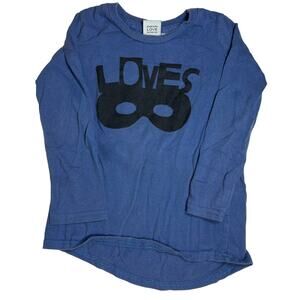 Beau‎ Loves Hero Long Sleeve Tee Blue Size 4 Year